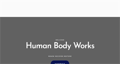 Desktop Screenshot of humanbw.com